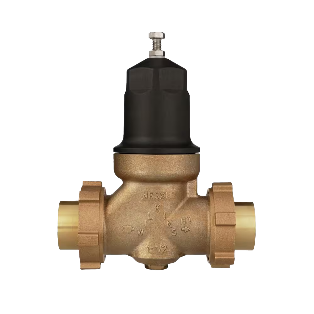 Pressure reducing valve 1c x c w/double union, Wilkins (NR3XLDUC)
