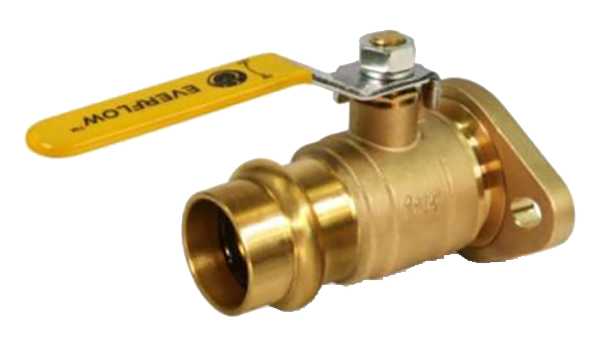 Ball valve flanged Press, 3/4, with bolts