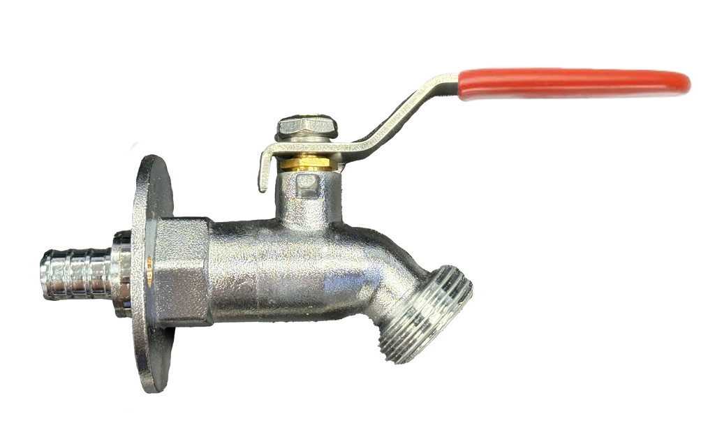 Ball valve hose sillcock, w/SS lever handle, 1/2 pexB (F1807)