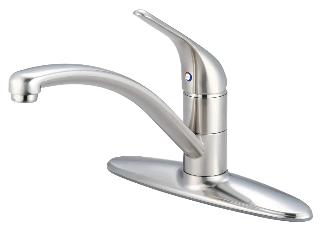Kitchen faucet single lever handle less spray ceramic cartridge Legacy BRUSHED NICKEL