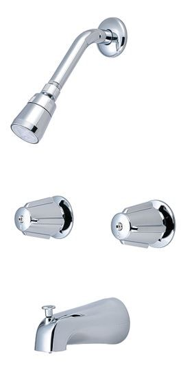 Tub/Shower valve two handle (built in transfer valve and trim)