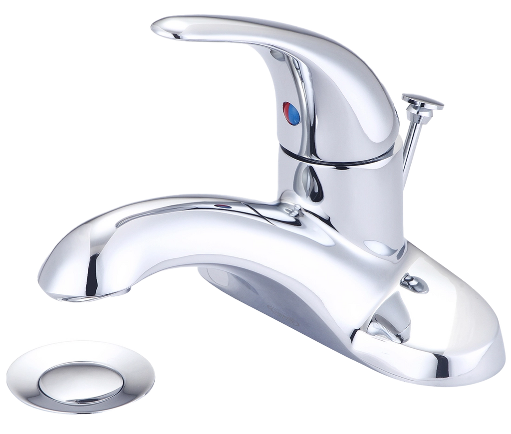Lavatory faucet single lever handle w/brass popup cast brass (cartridge 20893) Central Brass