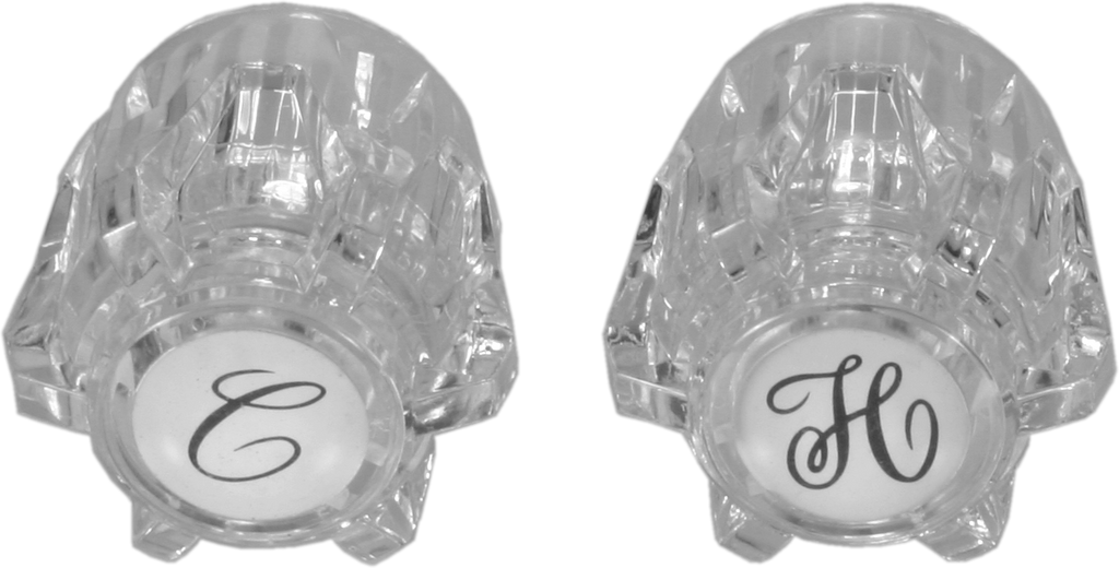 Moen Chateau acrylic handles for 2 handle (pair)