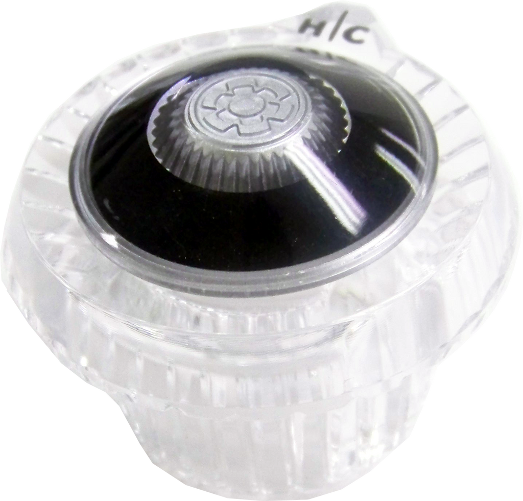 Moen Chateau acrylic handle round lav, short broach