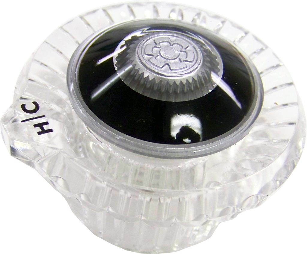 Moen Chateau acrylic handle round tub/shower, long broach