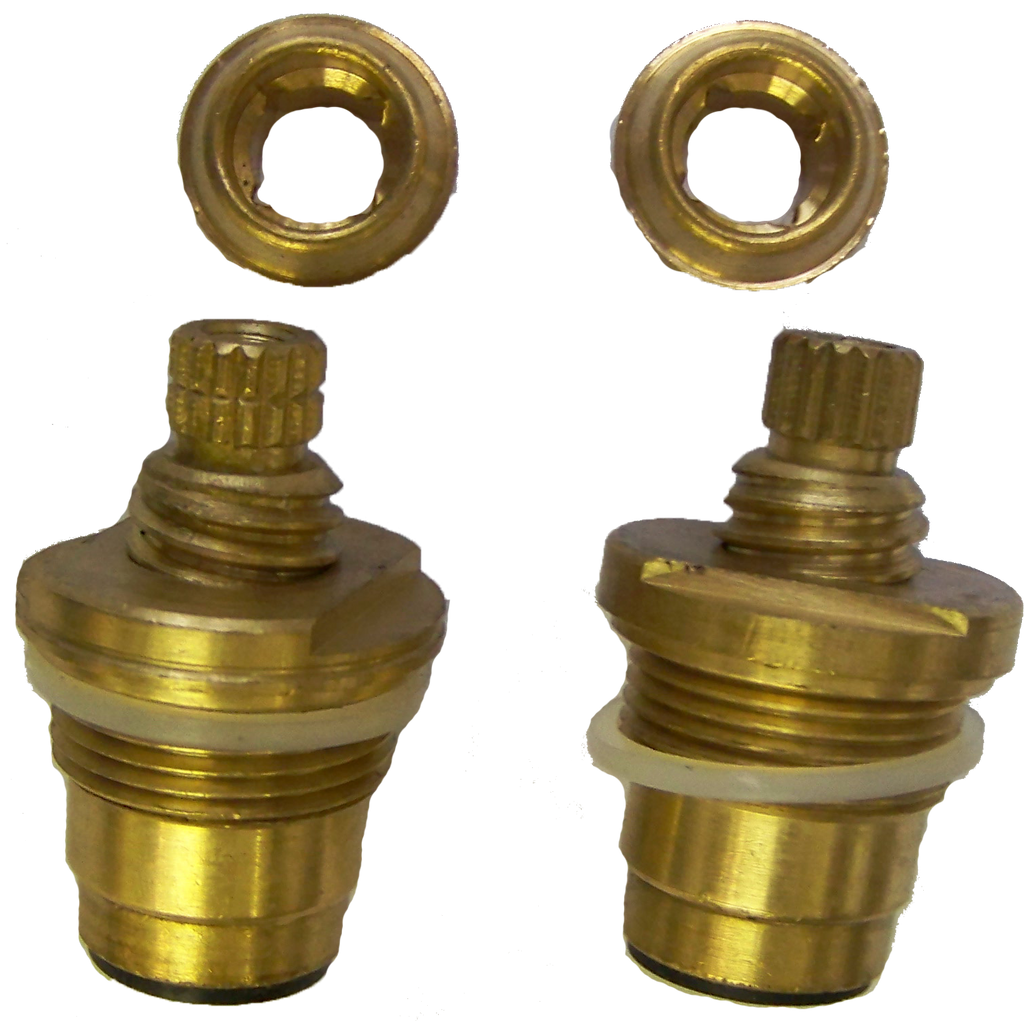 Gerber sink/lav stem pair (Hot & Cold)