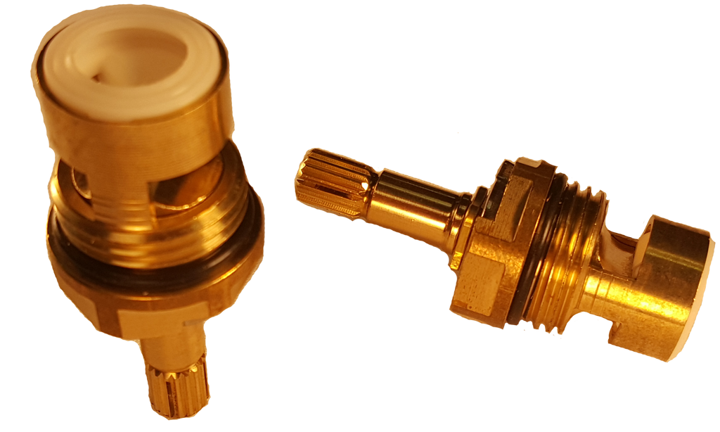 Am Std kit/lav brass ceramic stem, Pair