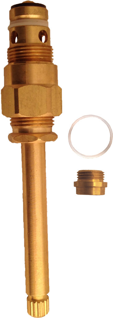 Central Brass tub diverter stem new style for screw on escutcheon w/seat