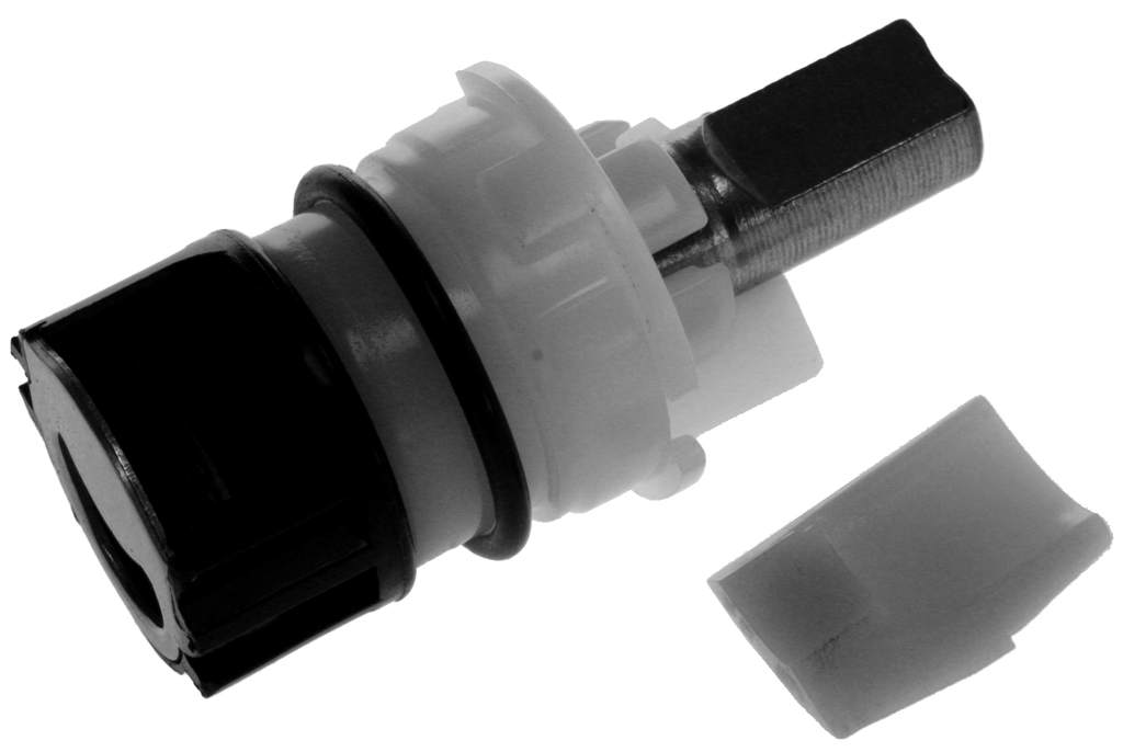 Delta two handle cartridge, w/brass stem for 1/4 turn lever handles
