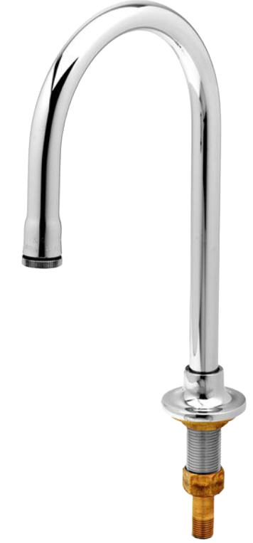 T & S gooseneck spout, swivel, 6