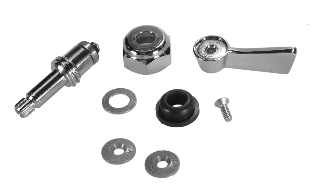 Fisher stem kit RH: handle and stem assembly (3000-0000)