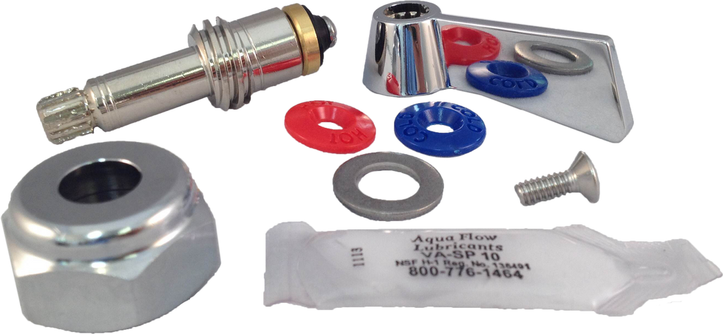Fisher stem kit LH: handle and stem assembly (3000-0001)