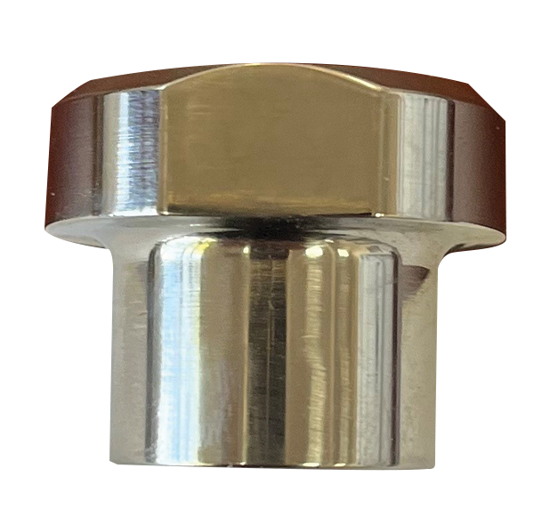 Fisher adapter for T & S body to 3/8 pre-rinse riser