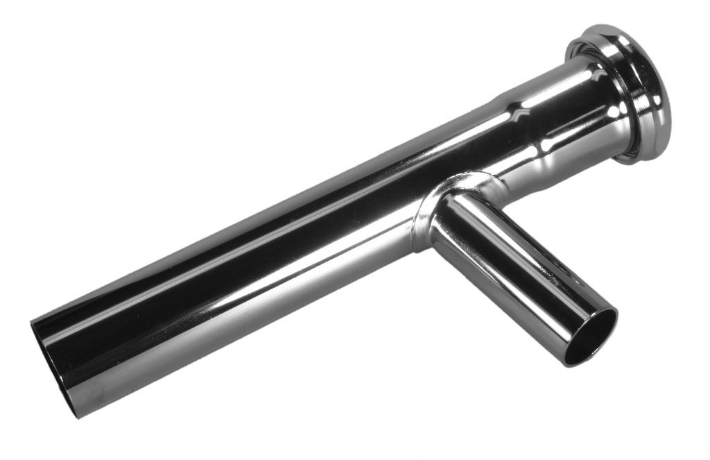 Branch tailpiece slip joint connect, 1 1/4 x 8 x 3/4, 20ga