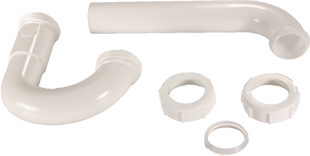 P trap white plastic 1 1/4