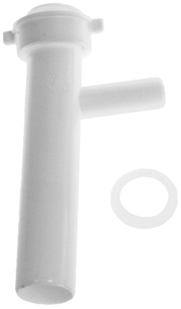 Branch tailpiece white direct connect, 3/4 branch