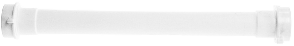Slip joint extension white plastic 1 1/2 x 16 double end