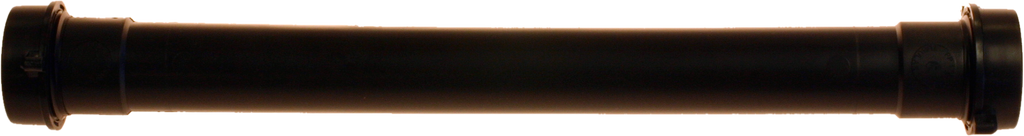 Slip joint extension black plastic 1 1/2 x 16 double end