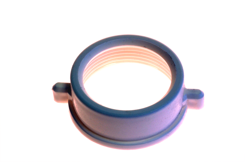 Slip joint nut 1 1/4 black plastic