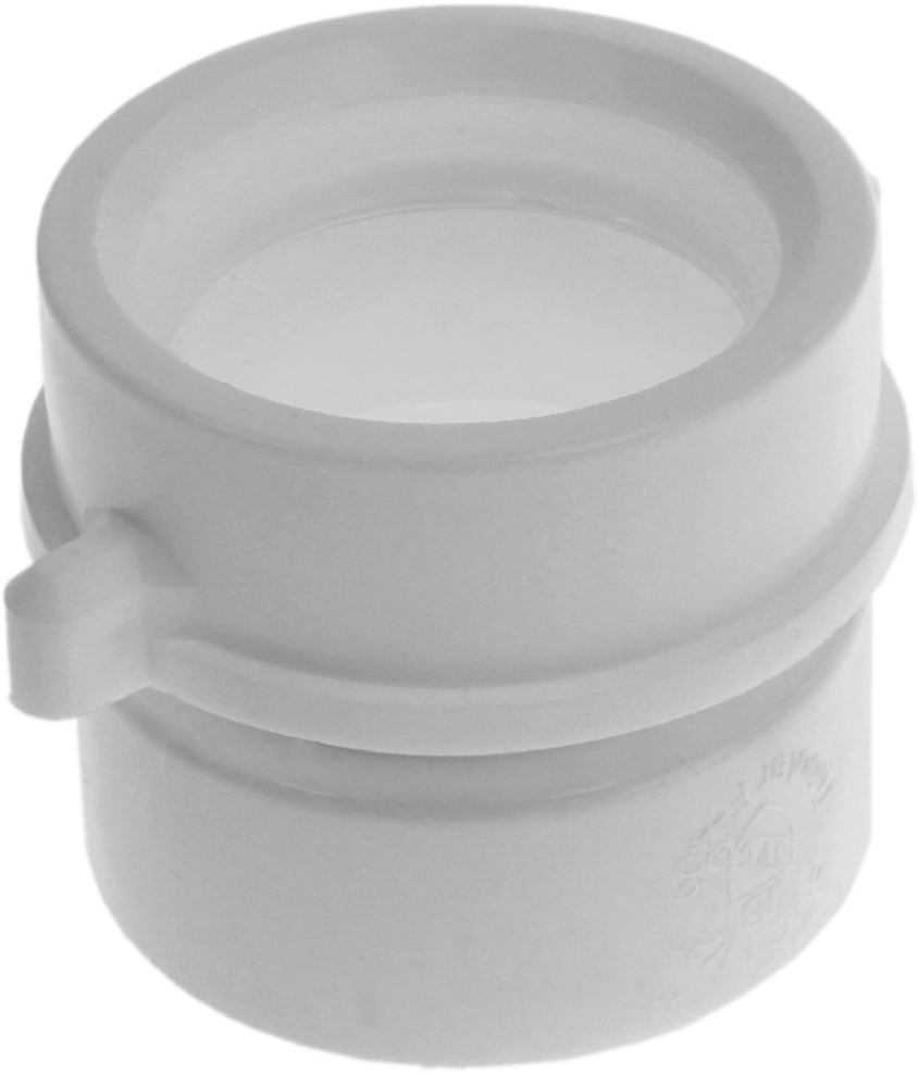 PVC trap adapter, h x slip, 1 1/2