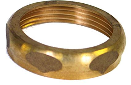 Slip joint nut 1 1/2 x 1 3/8 brass