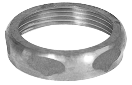 Slip joint nut 1 1/4 cast brass (Chrome Plated)