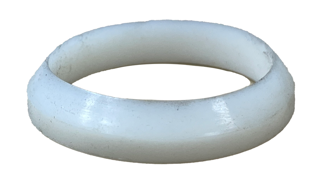 Slip joint washer polyelastimer 1 1/4 white