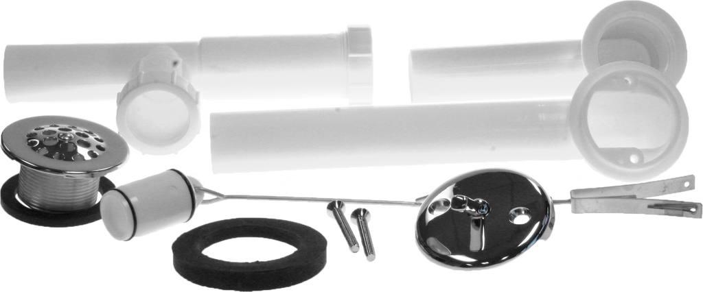 Bath waste trip lever white plastic