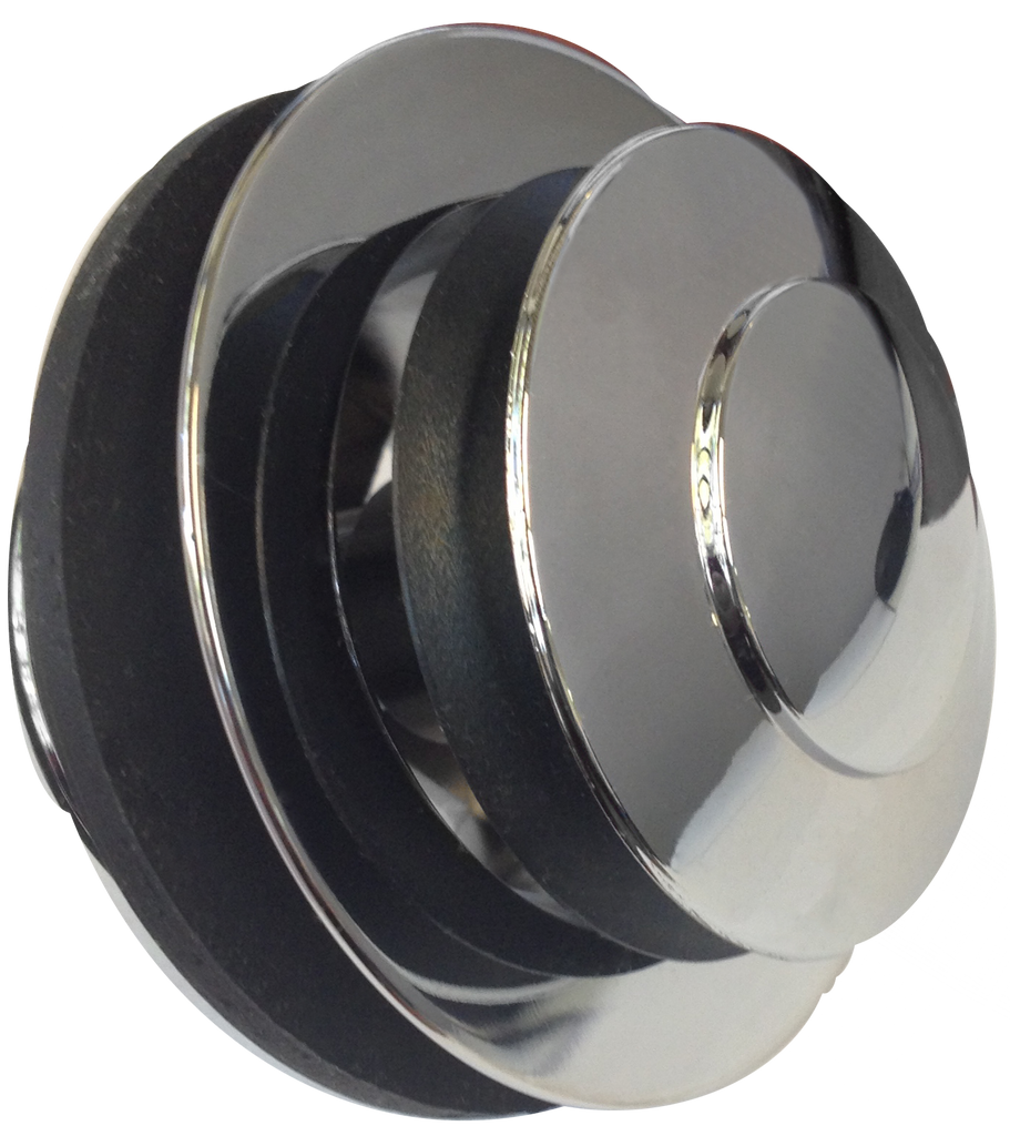 Bath waste toe touch assembly, chrome, 5/16 stem