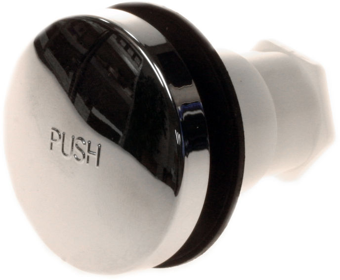Bath waste toe touch mechanism w/5/16 post