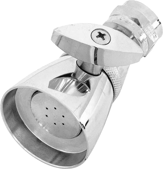 Shower head, solid brass 2 face, Chrome