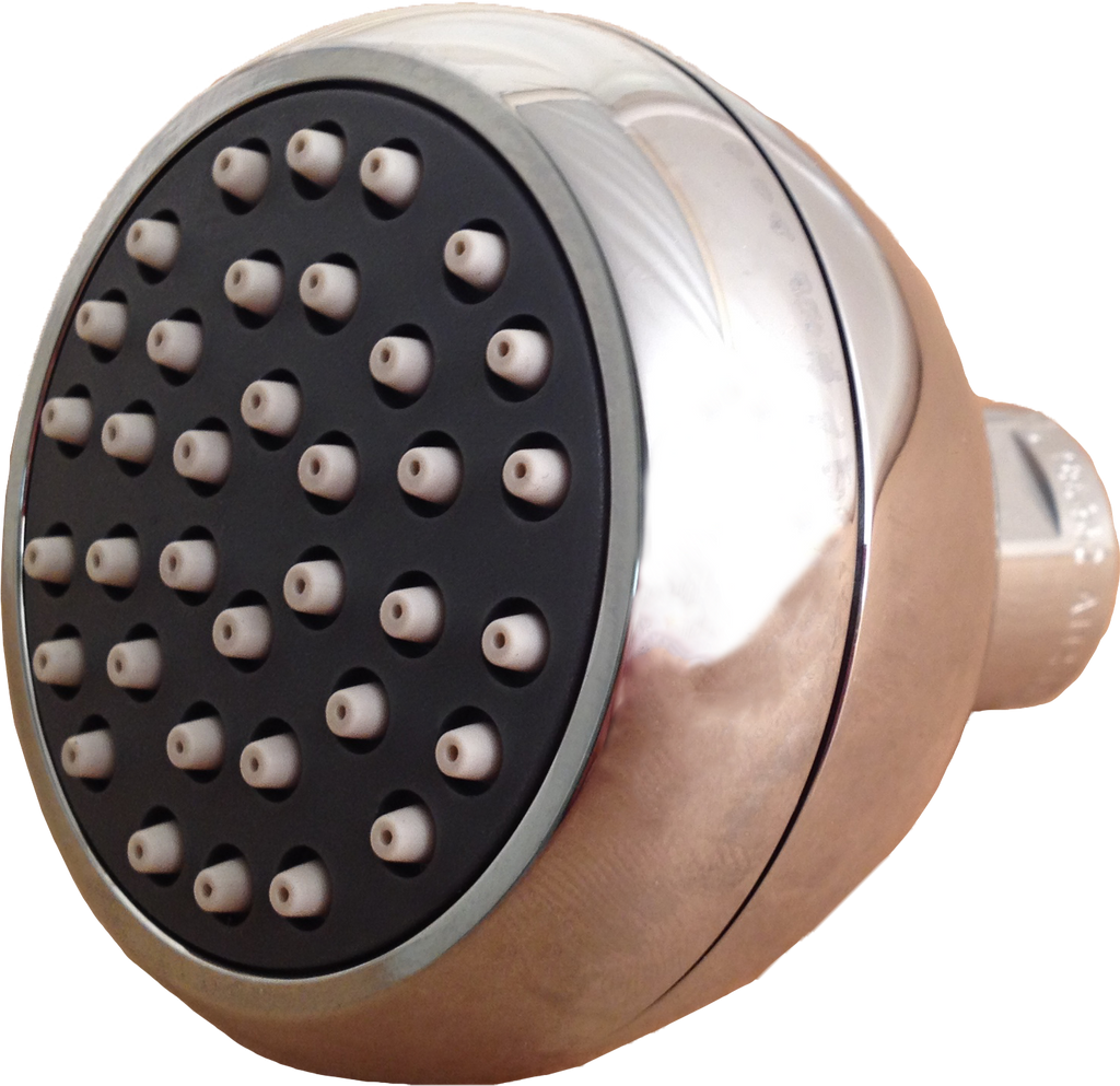 Shower head, solid brass body, 2.5gpm, SATIN NICKEL
