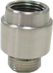 Personal shower hose vacuum breaker, inline, 1/2ip, Chrome