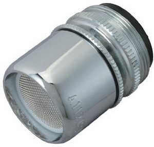 Aerator dual thread 1.0GPM male/female LOW FLOW (15/16-27 x 55/64-27)