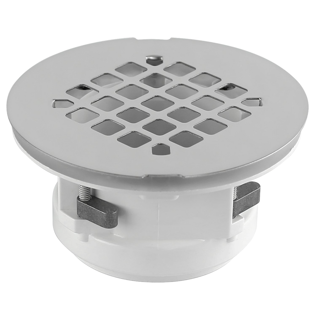 Shower drain Wing Tite 4-1/4 no caulk PVC
