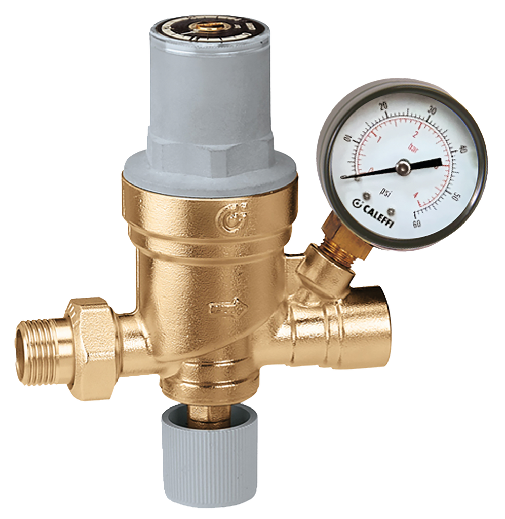 Boiler autofill valve, 1/2mip union x 1/2fip, Caleffi