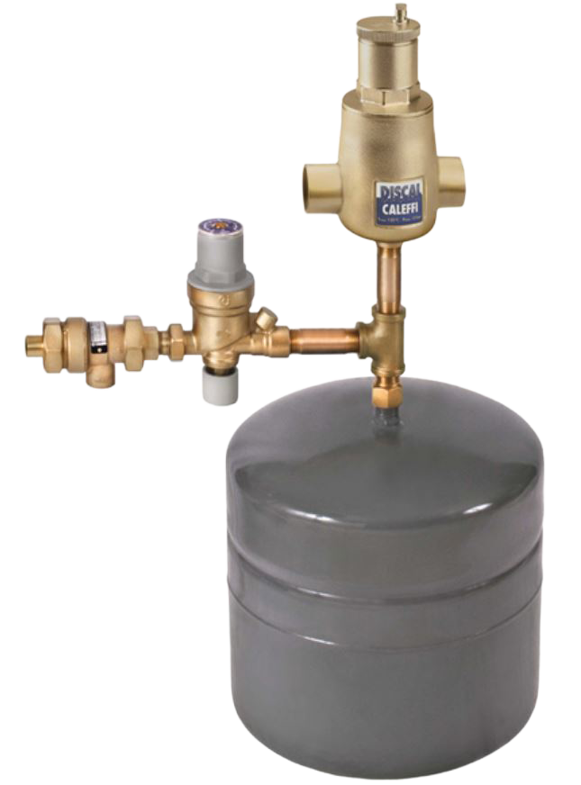 Boiler trim kit w/expansion tank, Caleffi auto fill and air seperator 1 1/4press
