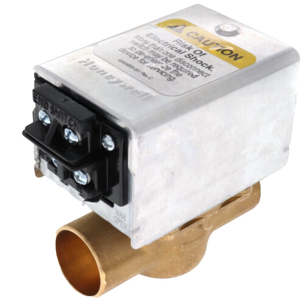 Zone valve, low voltage, normally closed, screw block terminal, 1/2c
