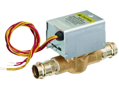 Zone valve, low voltage, normally closed, w/18" wire leads, 3/4press