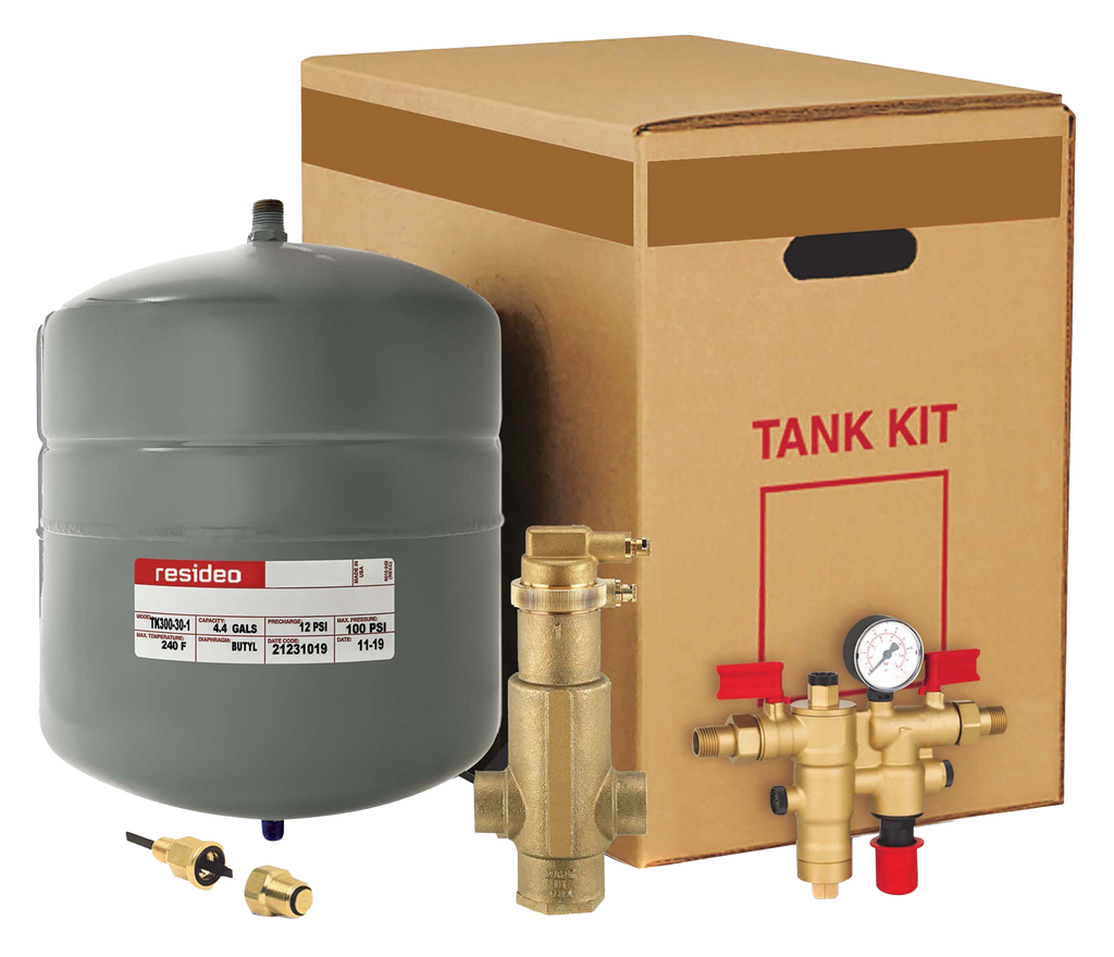 Boiler trim kit with SuperVent 1 1/4c