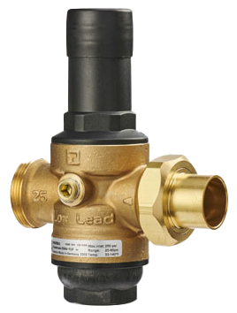 Pressure regulating valve, 3/4c, single union, DialSet