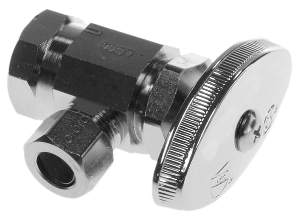 Angle stop 1/2fip x 3/8comp (multi-turn) (Brass Craft)