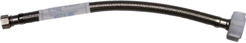SS Braided supply line for toilet 3/8comp x 7/8fip 12