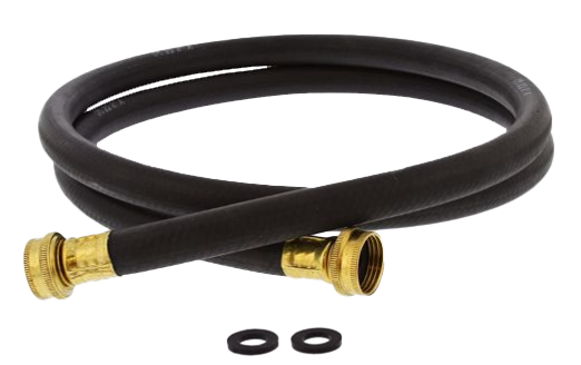 Rubber washing machine hose 3/4fht x 72