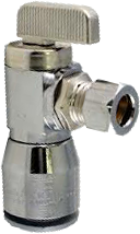 Ball valve angle stop 1/2QUICK-GRIP x 3/8comp