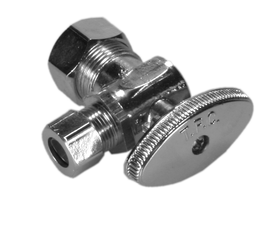 Ball valve angle stop 5/8comp x 3/8comp TPC
