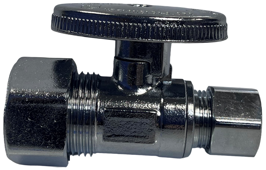 Ball valve straight stop 5/8comp x 3/8comp TPC