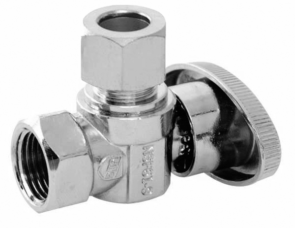 Ball valve angle stop 1/2fip x 1/2sj TPC
