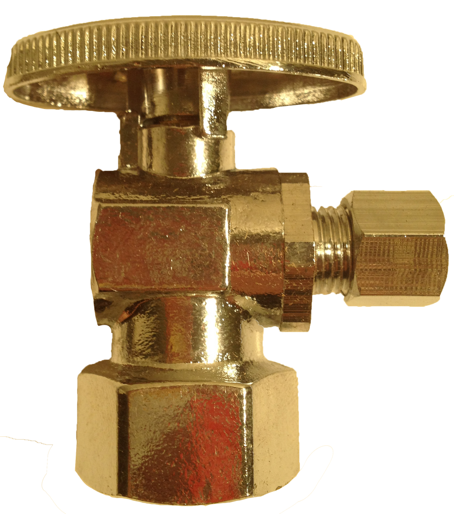 Ball valve angle stop 1/2fip x 1/4comp TPC