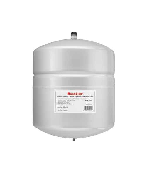Water heater 4.8gal hydronic expansion tank for non potable water, 1/2ip